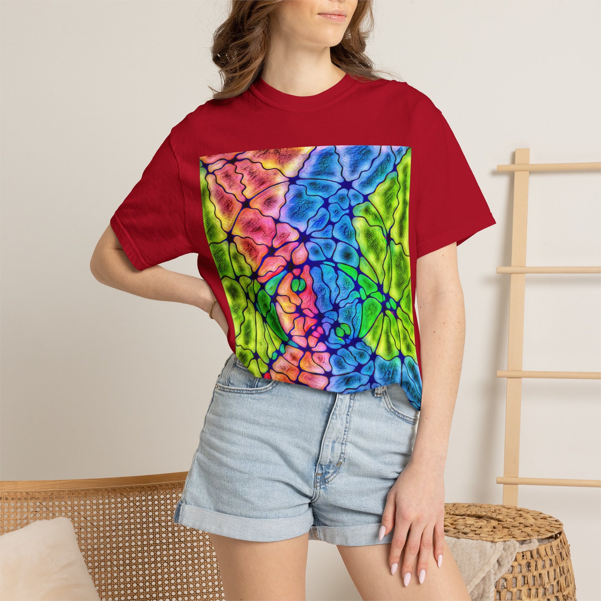 Colorful Tie Dye T-Shirt | Bright Abstract Pattern Tee
