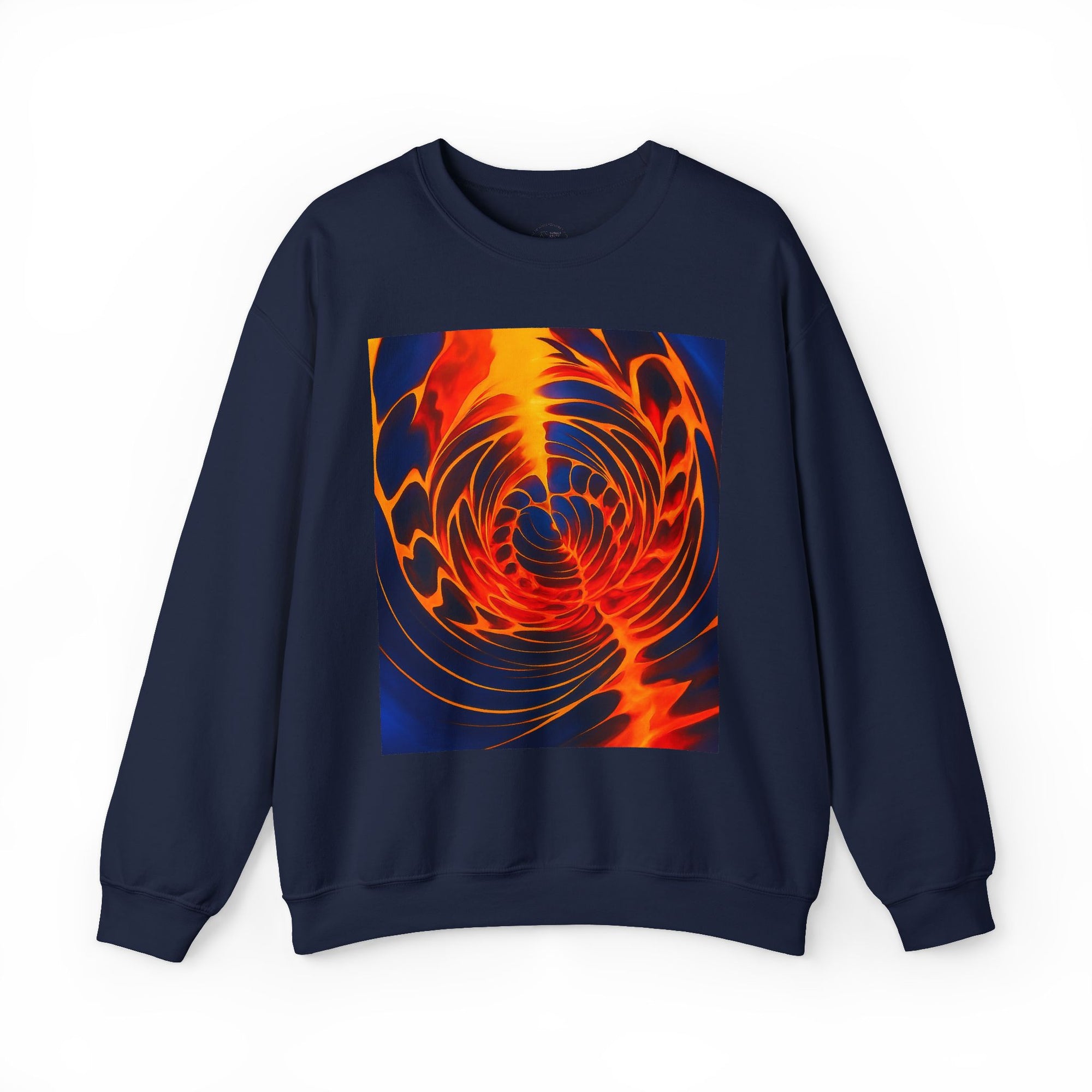 Colorful Swirl Art Sweatshirt | Unisex Graphic Crewneck