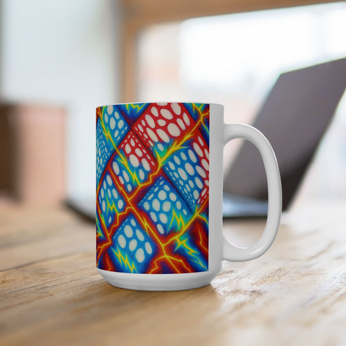 Abstract Art Mug | Bold Ceramic Coffee Cup | Modern Gift