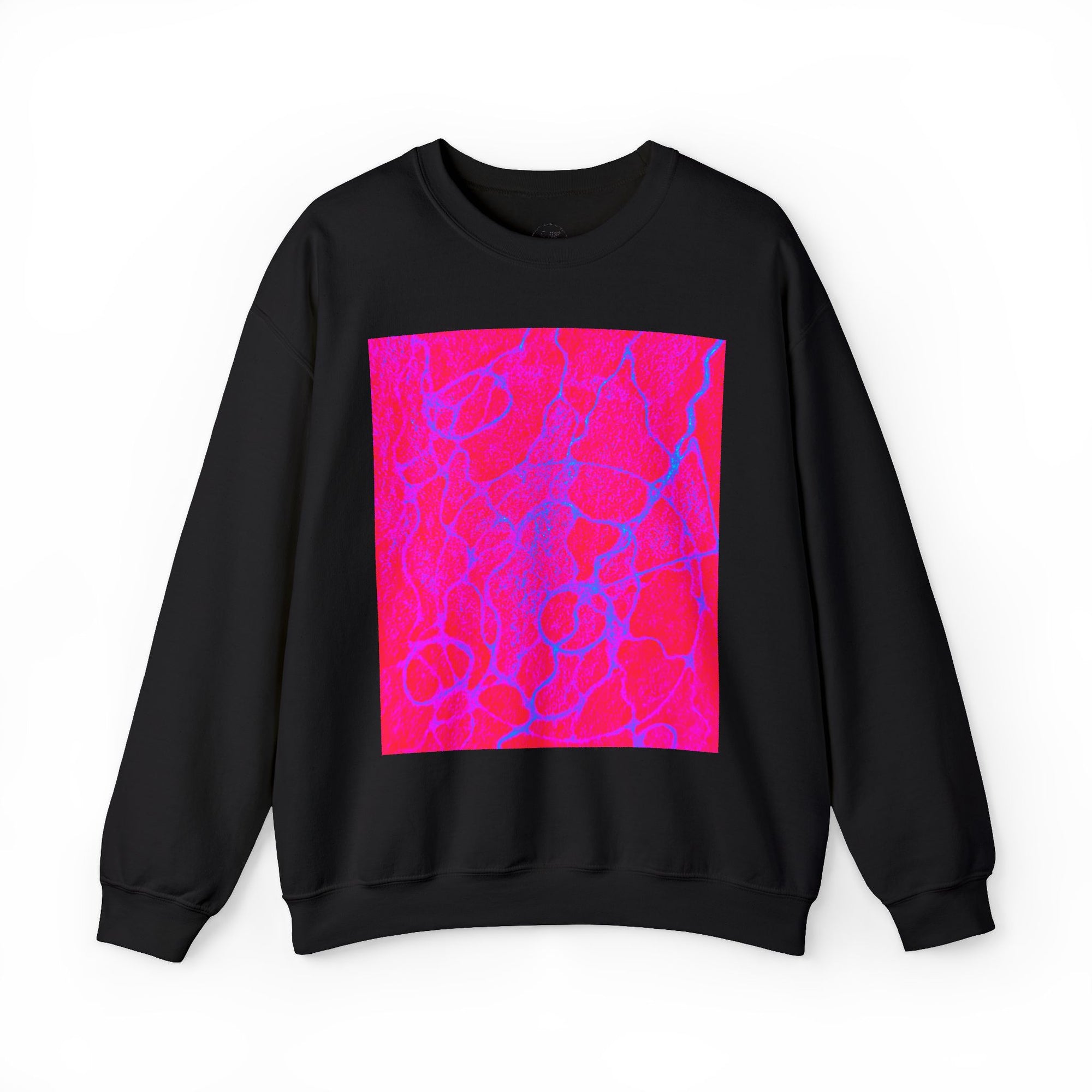Vibrant Abstract Crewneck Sweatshirt | Cozy Unisex Pullover