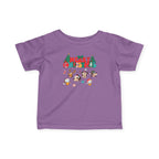 Christmas Woodland Animals Kids T-Shirt | Cute Holiday Tee for Toddlers