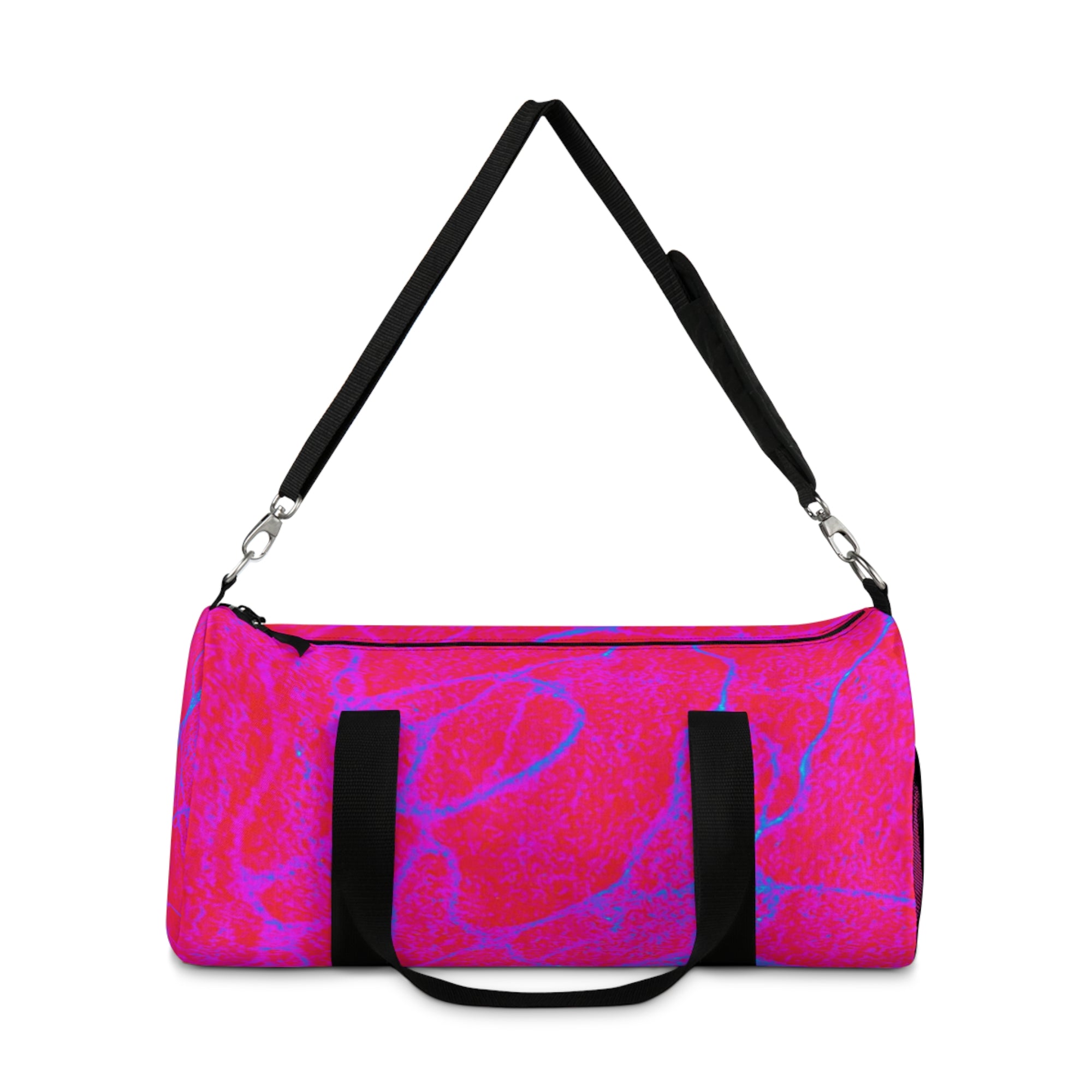 Vibrant Pink Duffel Bag | Abstract Gym & Travel Bag | Stylish Weekend Tote