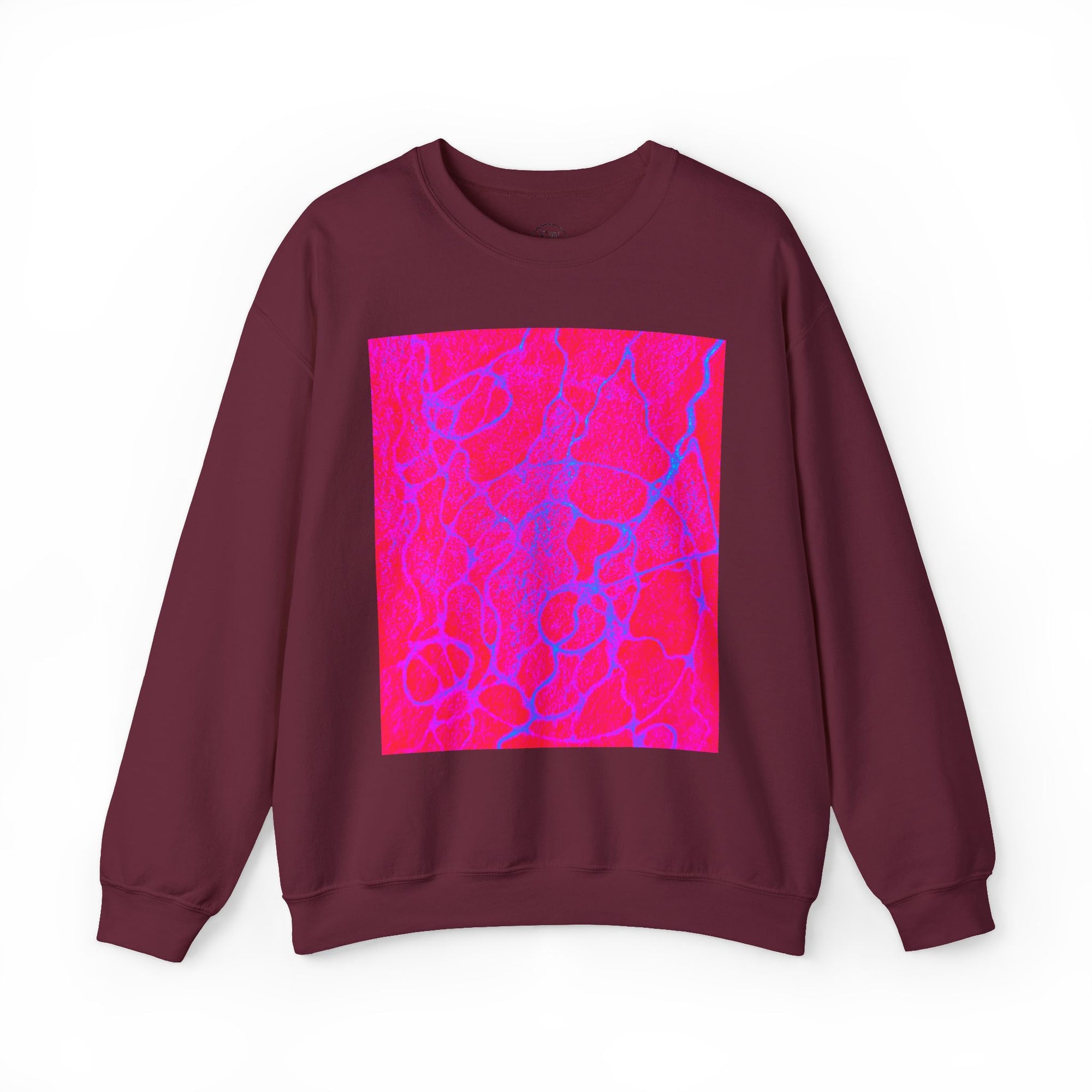 Vibrant Abstract Crewneck Sweatshirt | Cozy Unisex Pullover