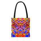 Colorful Abstract Tote Bag | Vibrant Art Shopper