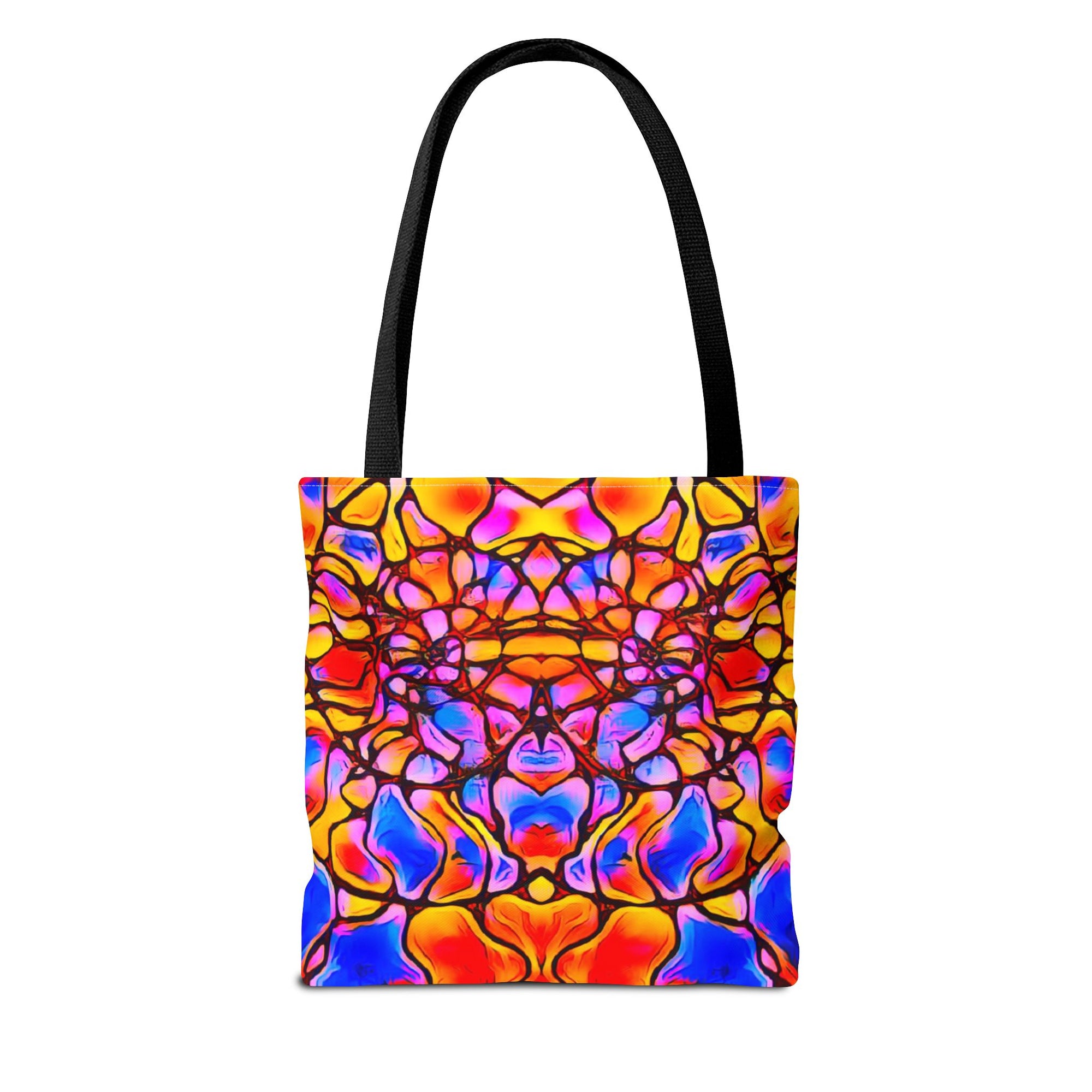 Colorful Abstract Tote Bag | Vibrant Art Shopper