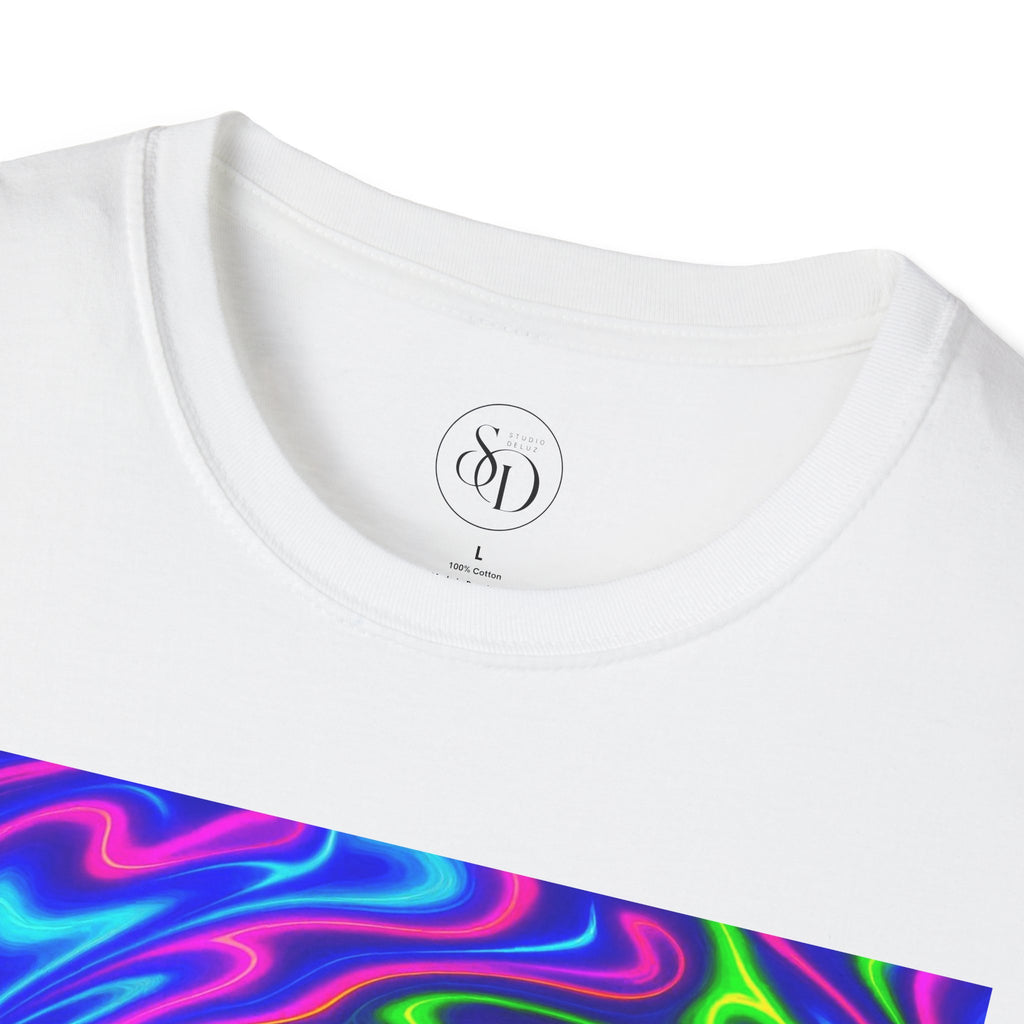 Psychedelic Swirl T-Shirt | Neon Trippy Vortex Tee
