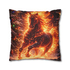 Fire Horse Throw Pillow | Christmas Decorative Cushion