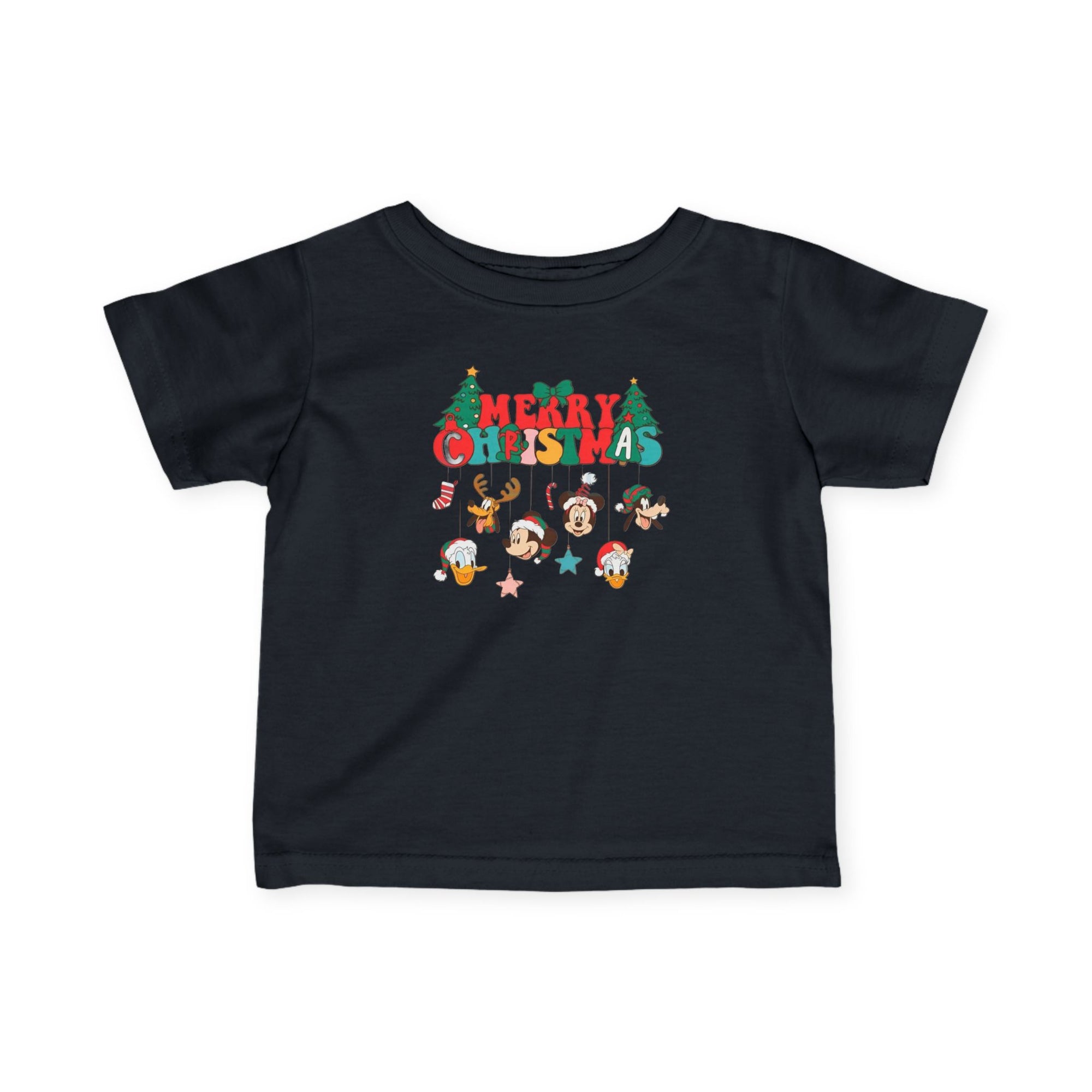 Christmas Woodland Animals Kids T-Shirt | Cute Holiday Tee for Toddlers