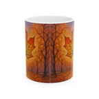 Autumn Leaves Mug | Cozy Fall Coffee Cup | Seasonal Gift