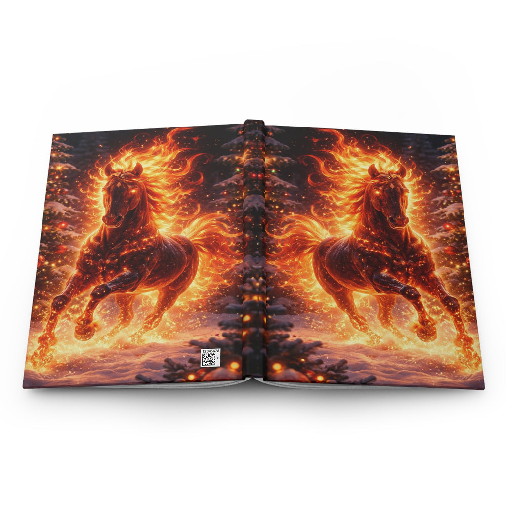 Fire Horse Notebook | Fantasy Flame Journal Hardcover