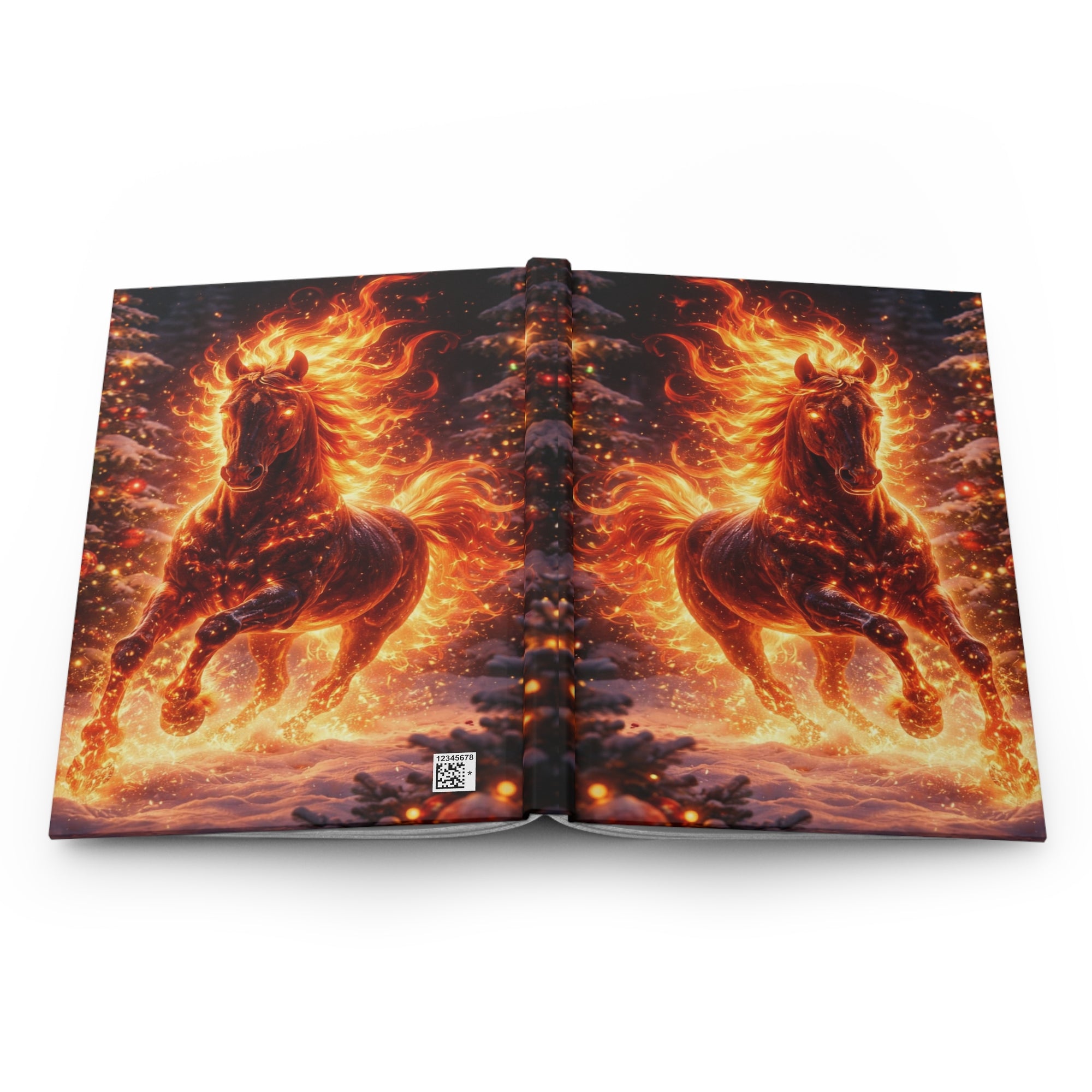 Fire Horse Notebook | Fantasy Flame Journal Hardcover