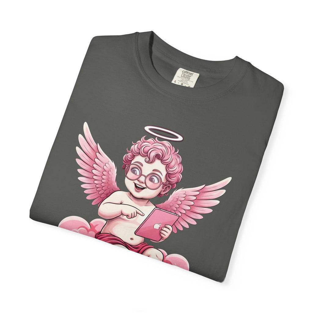 Pink Cherub Graphic T-Shirt | Vintage Cupid Art, Unisex Cotton Tee