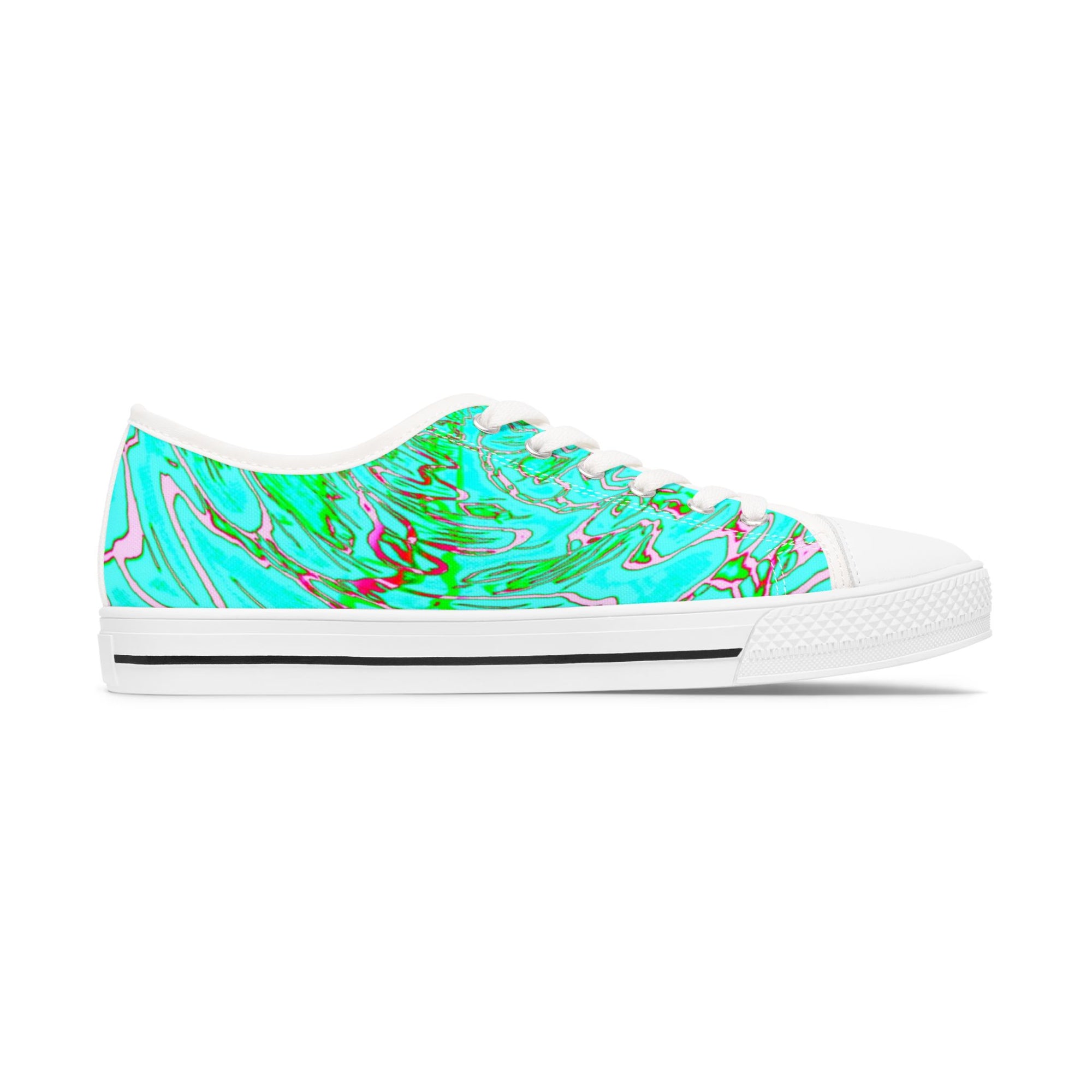 Vibrant Low Top Sneakers: Colorful Women's Casual Shoes