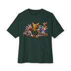 Anthropomorphic Skate Crew Tee — Cartoon Fox & Friends Graphic Shirt