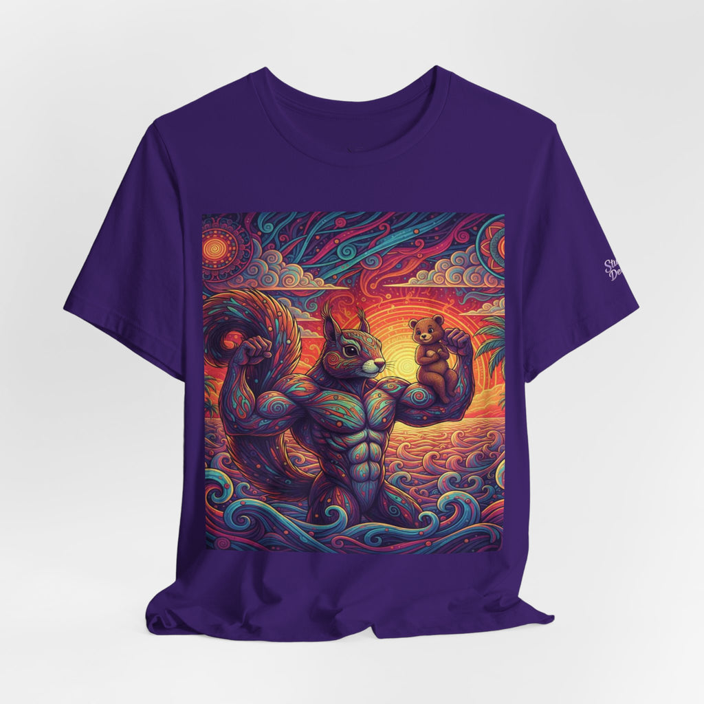 Muscular Squirrel T-Shirt | Funny Fantasy Animal Tee