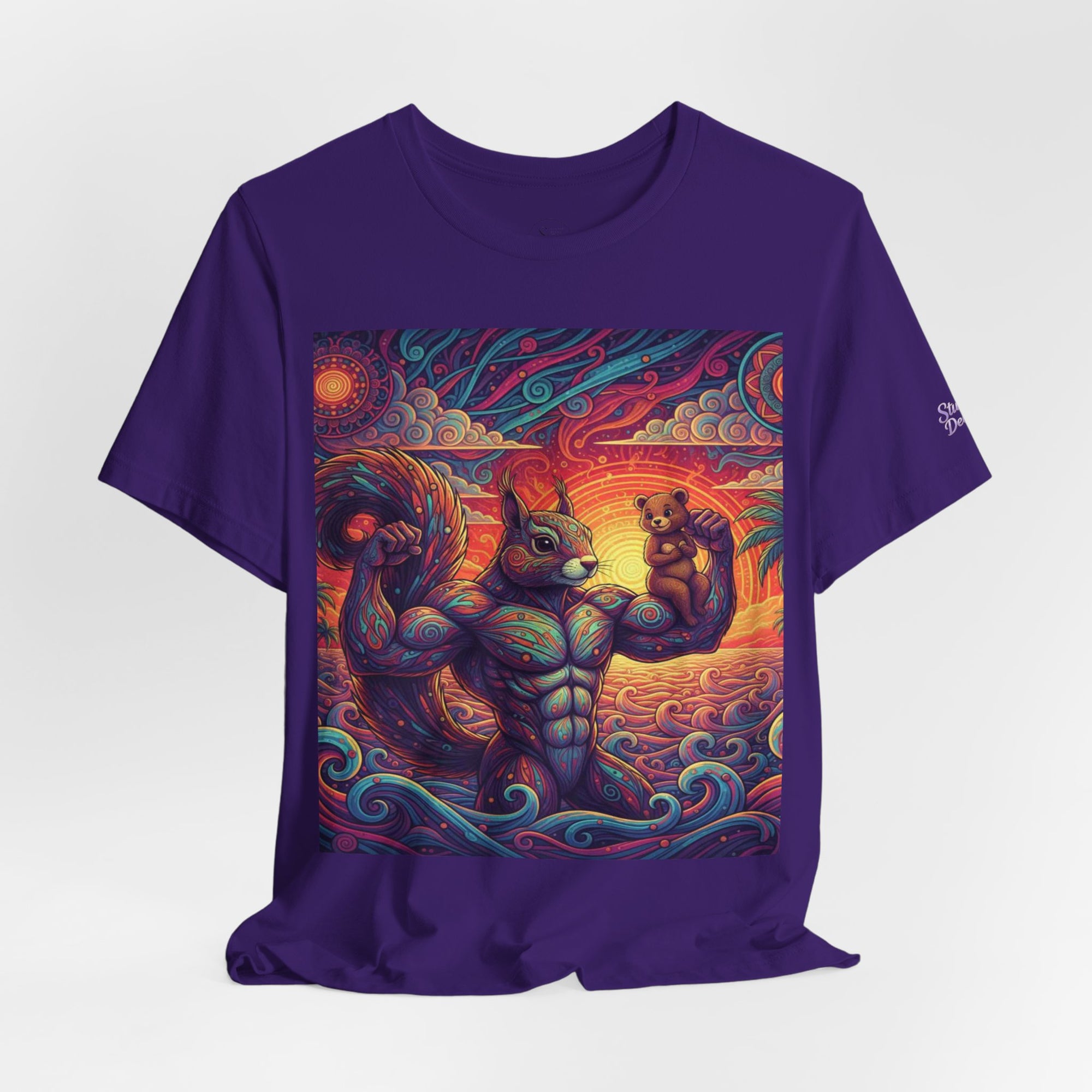 Muscular Squirrel T-Shirt | Funny Fantasy Animal Tee