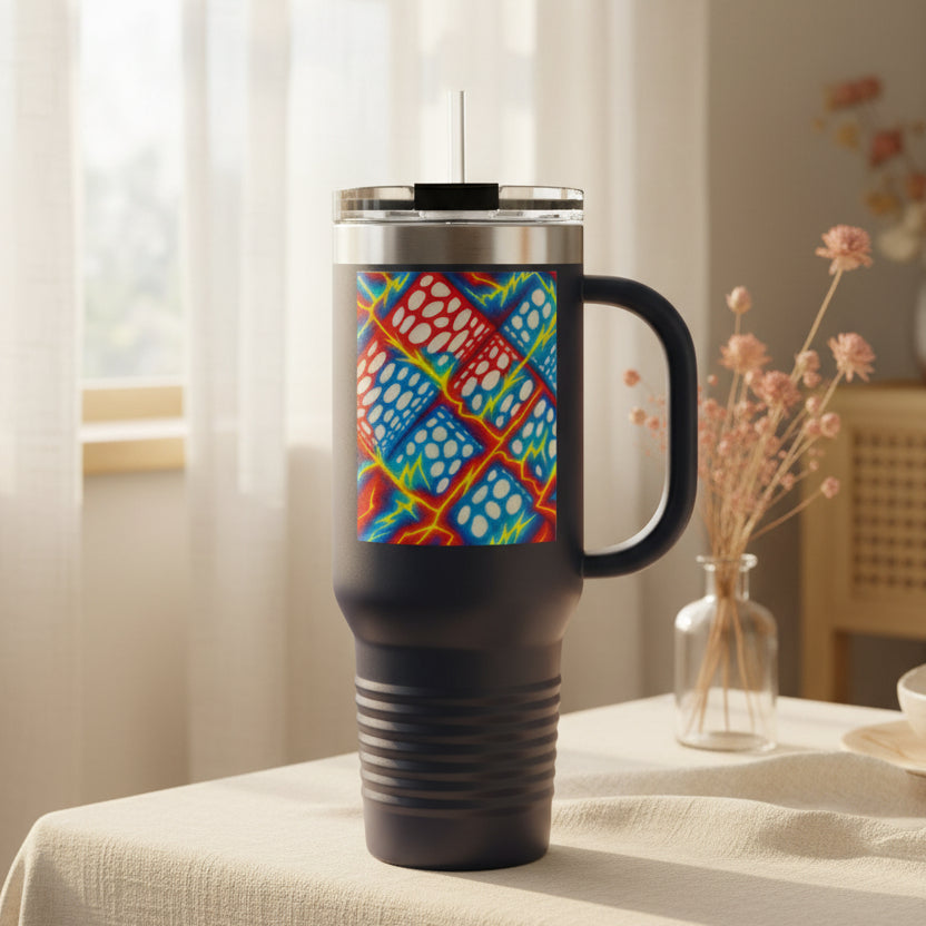 Colorful Travel Mug | Artistic Stainless Steel Tumbler