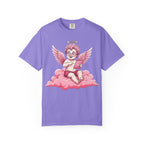 Pink Cherub Graphic T-Shirt | Vintage Cupid Art, Unisex Cotton Tee