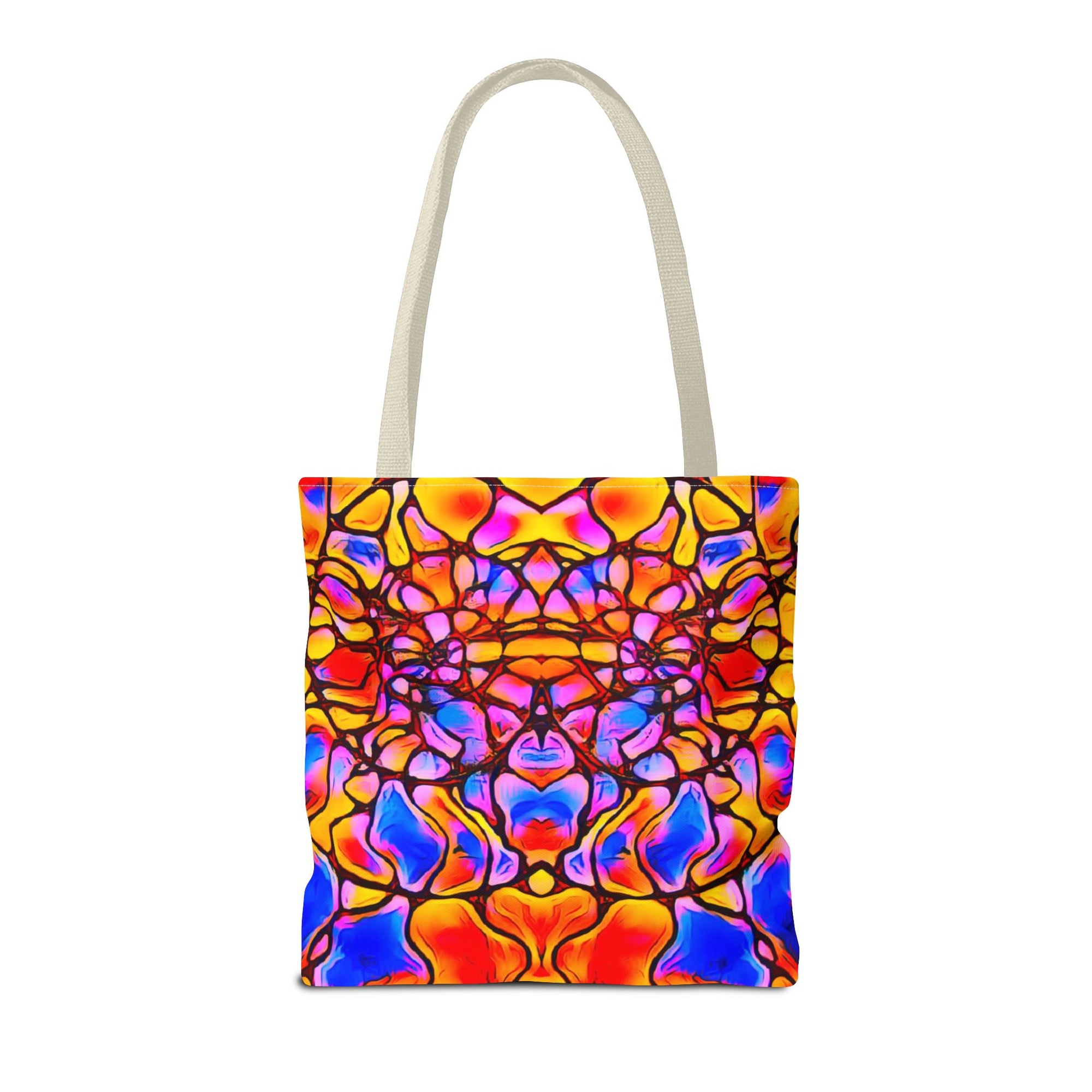 Colorful Abstract Tote Bag | Vibrant Art Shopper