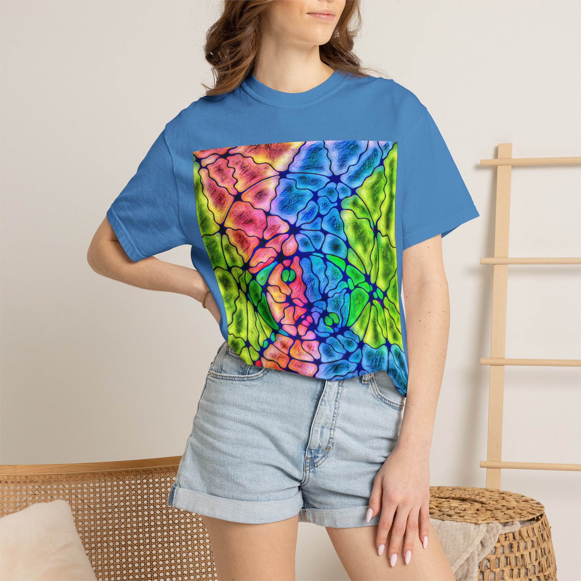 Colorful Tie Dye T-Shirt | Bright Abstract Pattern Tee