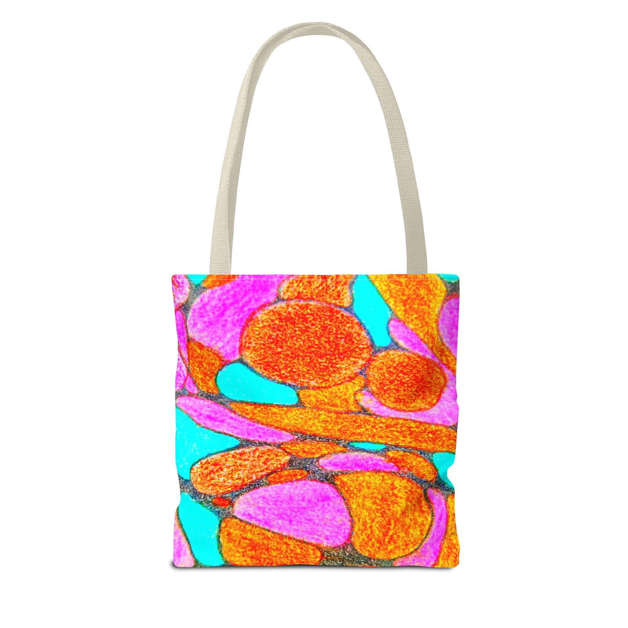Vibrant Abstract Tote Bag - Art-Inspired, Shopping, Travel, Colorful Statement Accessory | Eco-Friendly Gift for Creative Souls