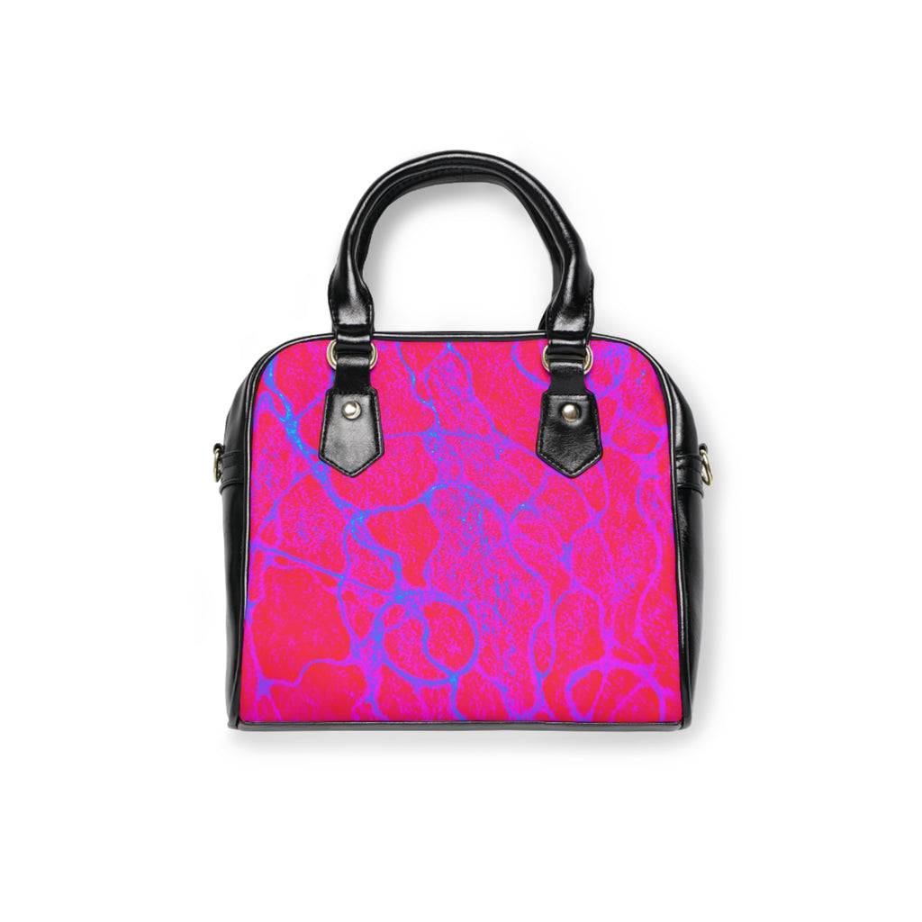 Hot Pink Psychedelic Handbag | Bold Statement Shoulder Bag