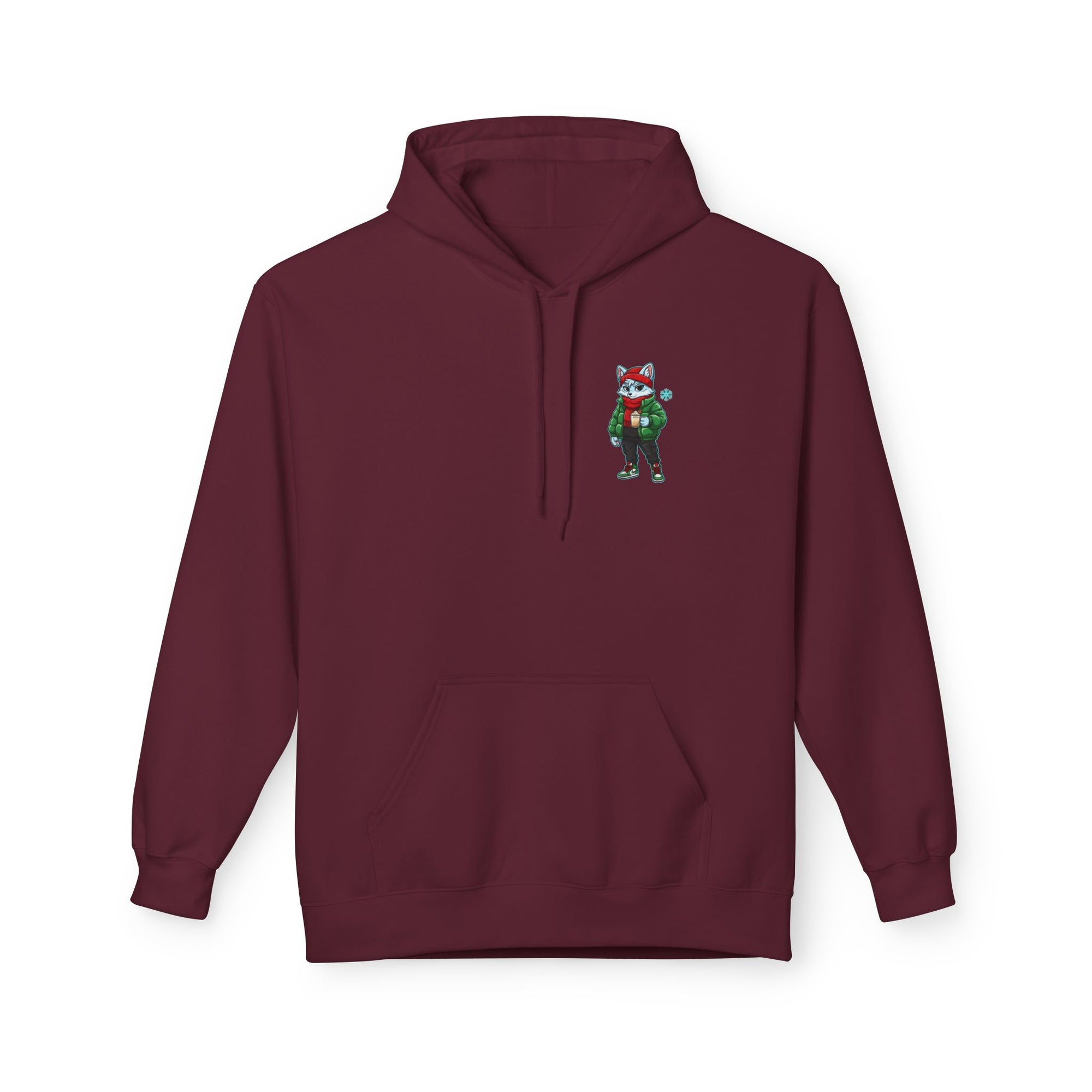 Cyber Wolf Gamer Hoodie | Cozy Christmas Sweatshirt