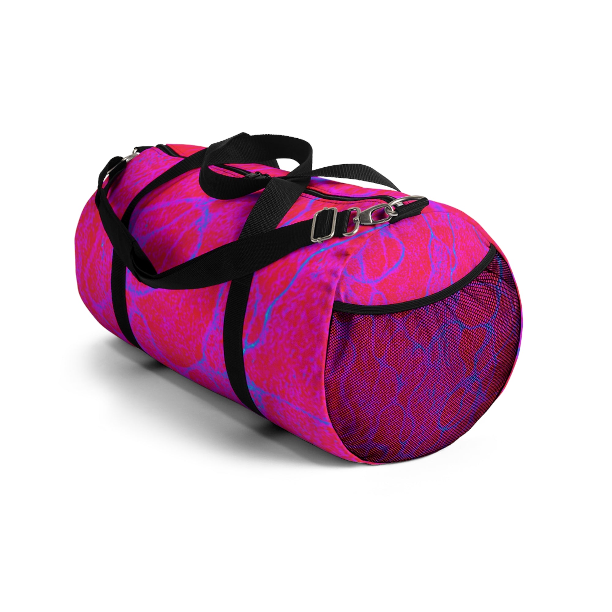Vibrant Pink Duffel Bag | Abstract Gym & Travel Bag | Stylish Weekend Tote
