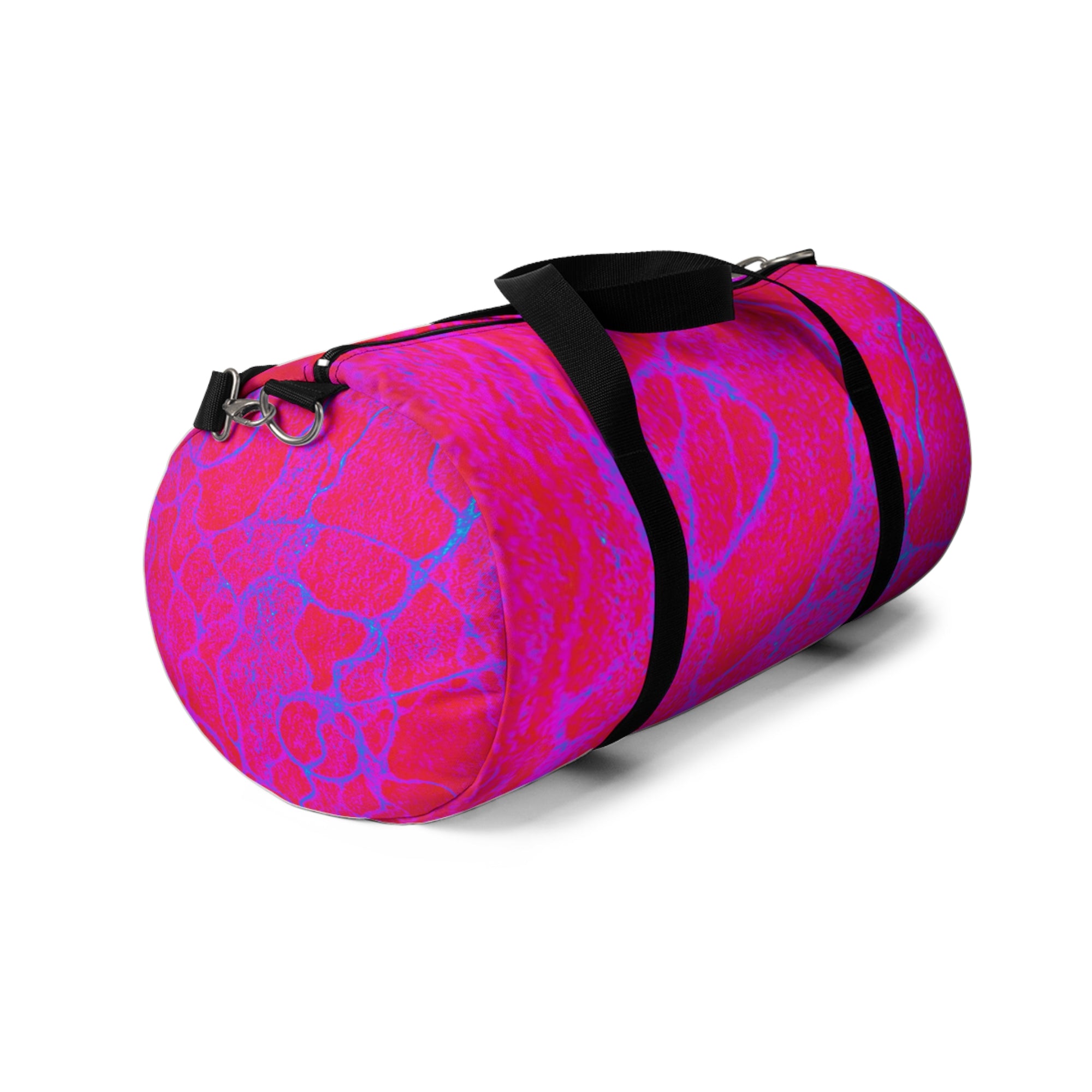 Vibrant Pink Duffel Bag | Abstract Gym & Travel Bag | Stylish Weekend Tote