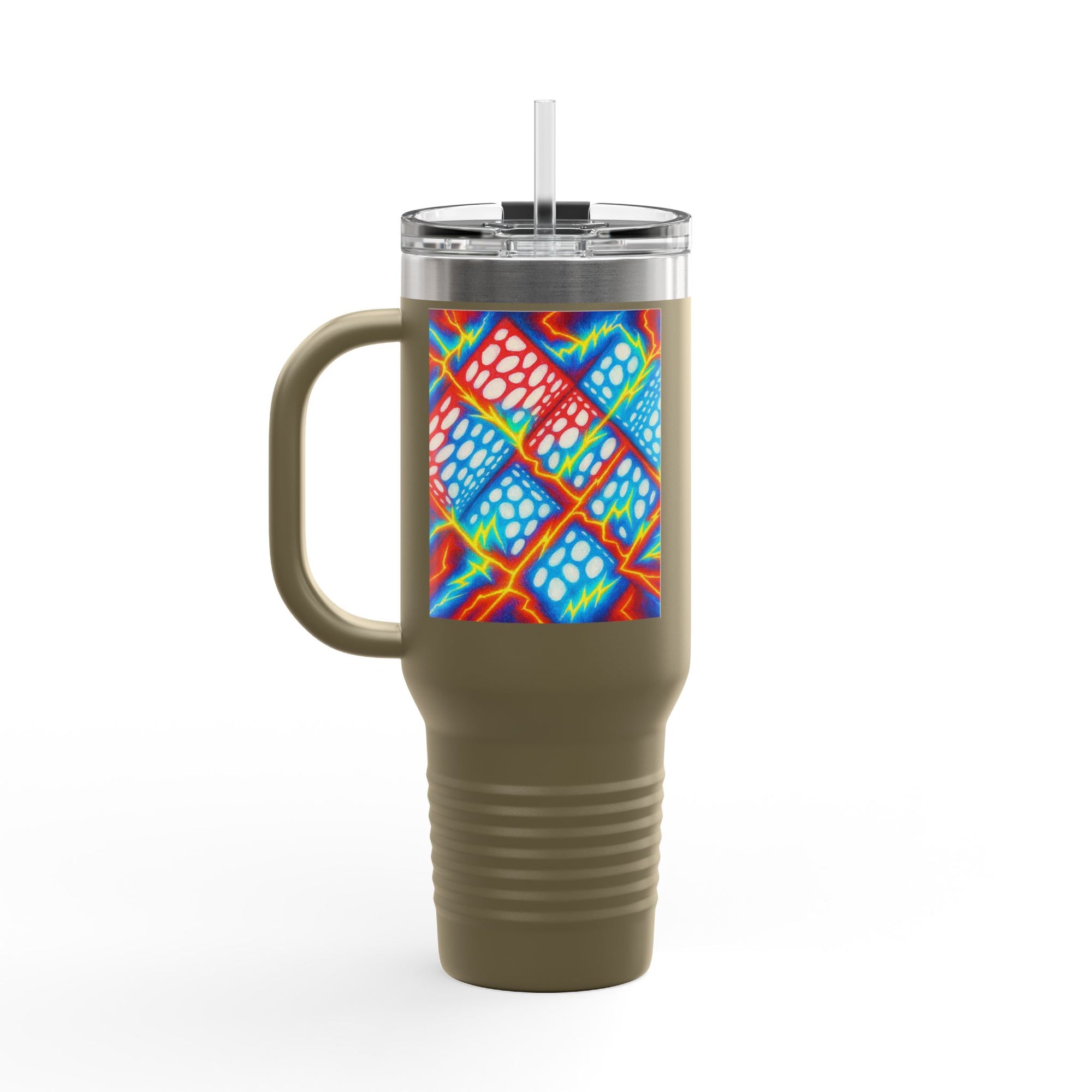 Colorful Travel Mug | Artistic Stainless Steel Tumbler
