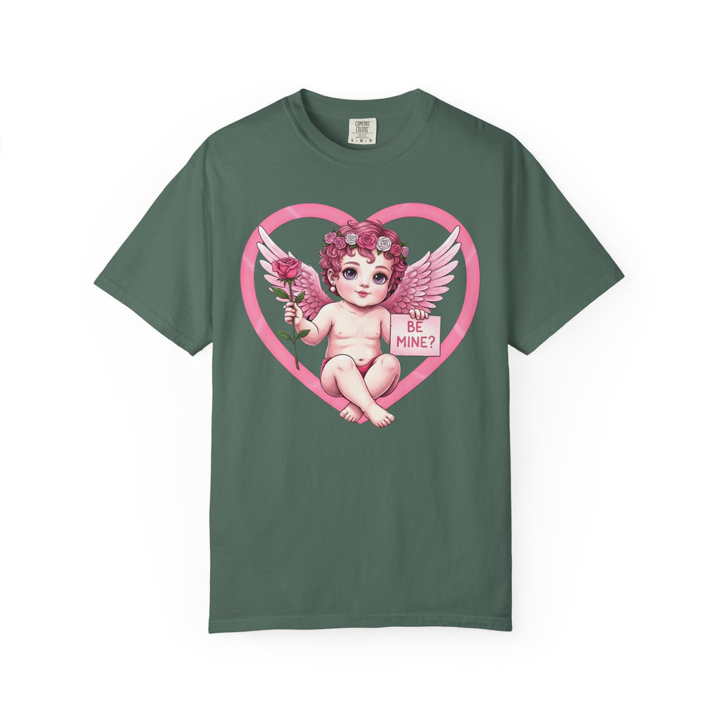 Cherub Graphic T-Shirt | Pink Cupid Heart Art Unisex Cotton Tee