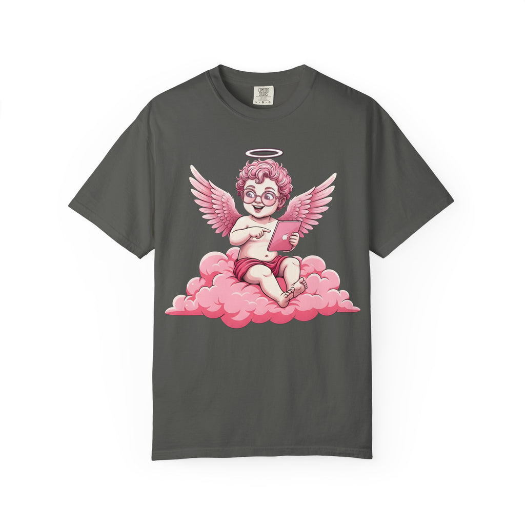 Pink Cherub Graphic T-Shirt | Vintage Cupid Art, Unisex Cotton Tee