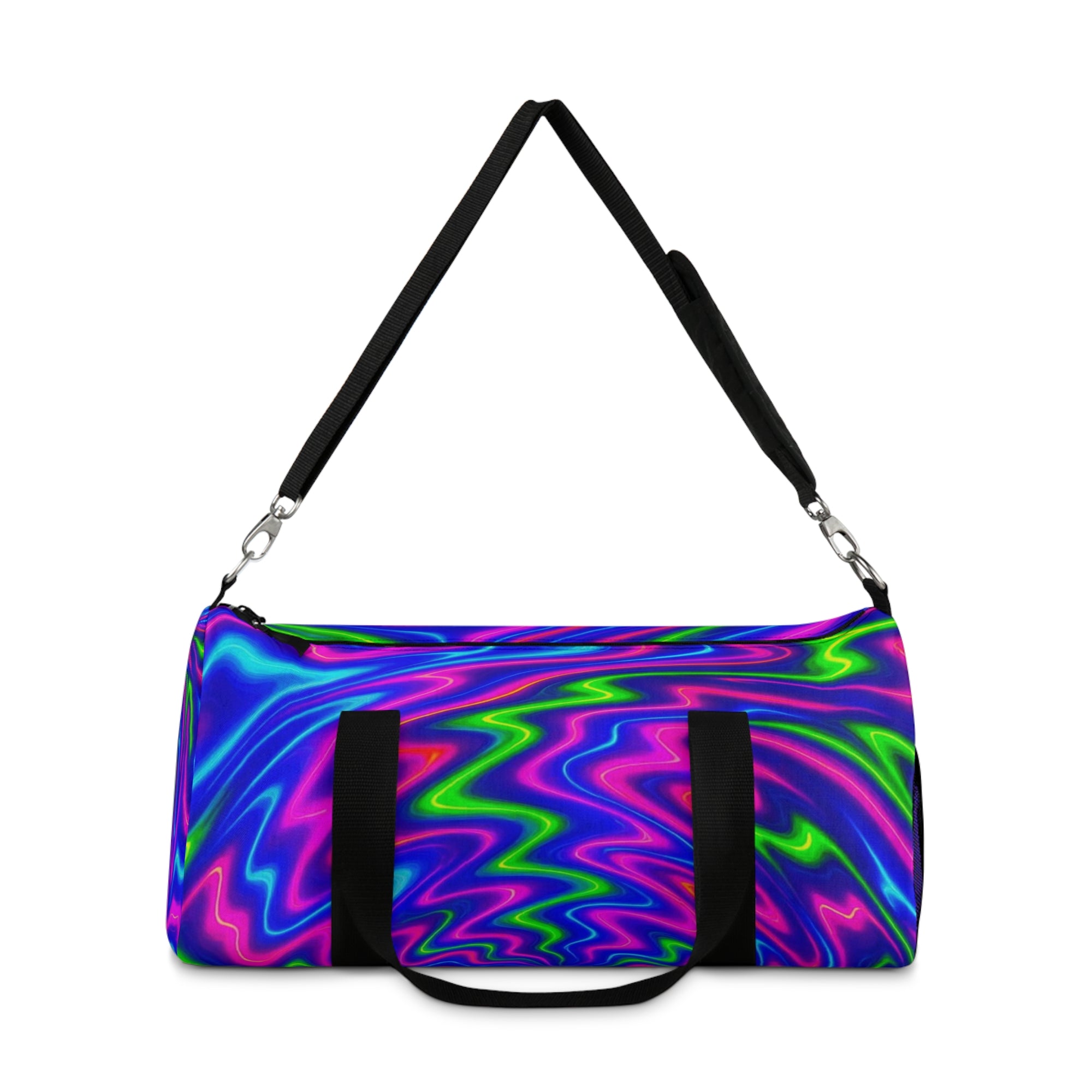 Colorful Psychedelic Duffel Bag | Vibrant Gym & Travel Tote | Bold Festival, Fitness Weekender