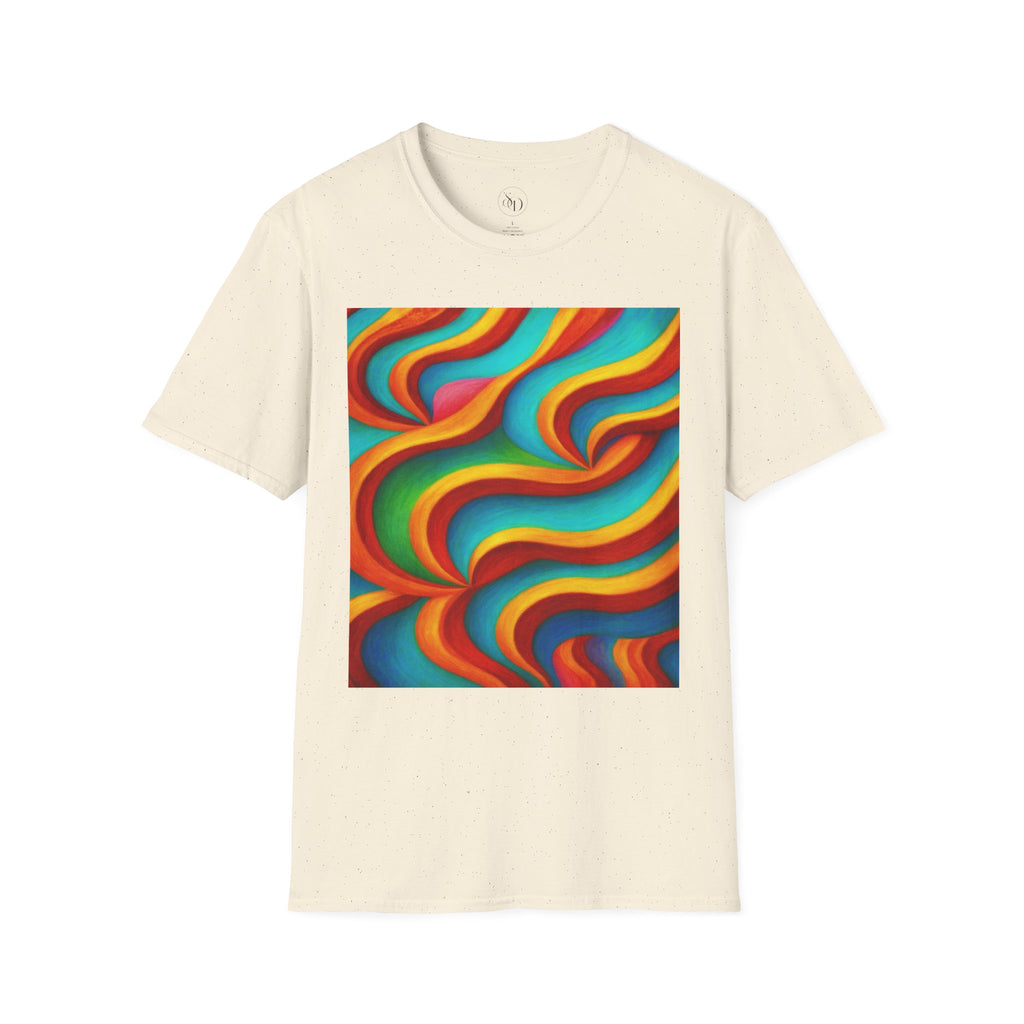Colorful Swirl T-Shirt | Vibrant Retro Wave Tee