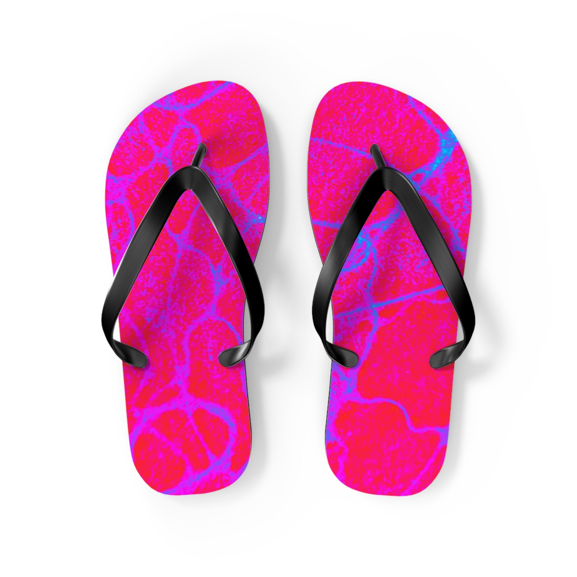 Vibrant Beach Flip Flops | Colorful Summer Sandals
