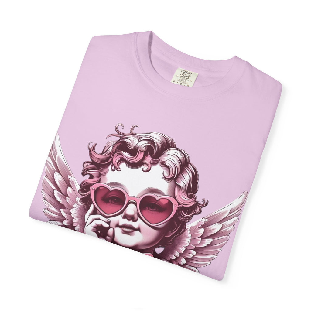 Cherub Heart Sunglasses T-Shirt | Cute Cupid Valentine Tee