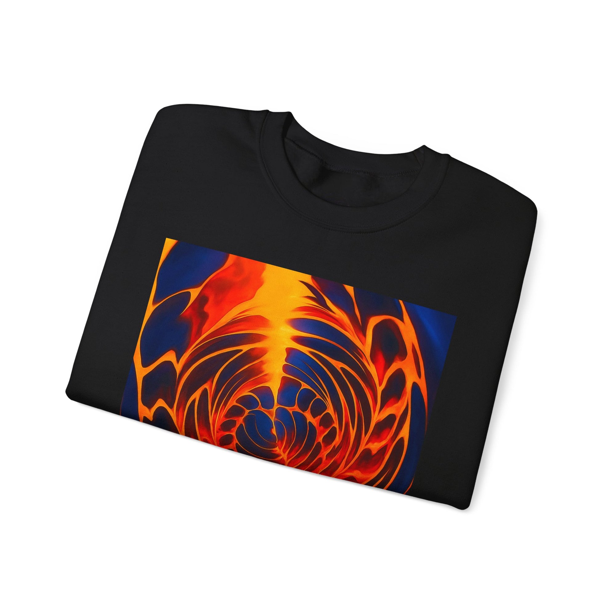 Colorful Swirl Art Sweatshirt | Unisex Graphic Crewneck