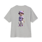 Cat Streetwear Tee — Cool Cat Graphic Oversized Boxy T‑Shirt