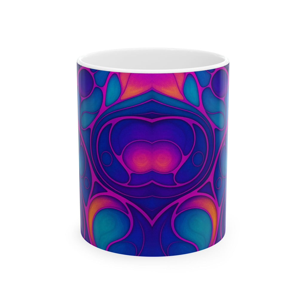Fluid Art Mug | Ceramic Coffee Cup | Modern Artistic Drinkware