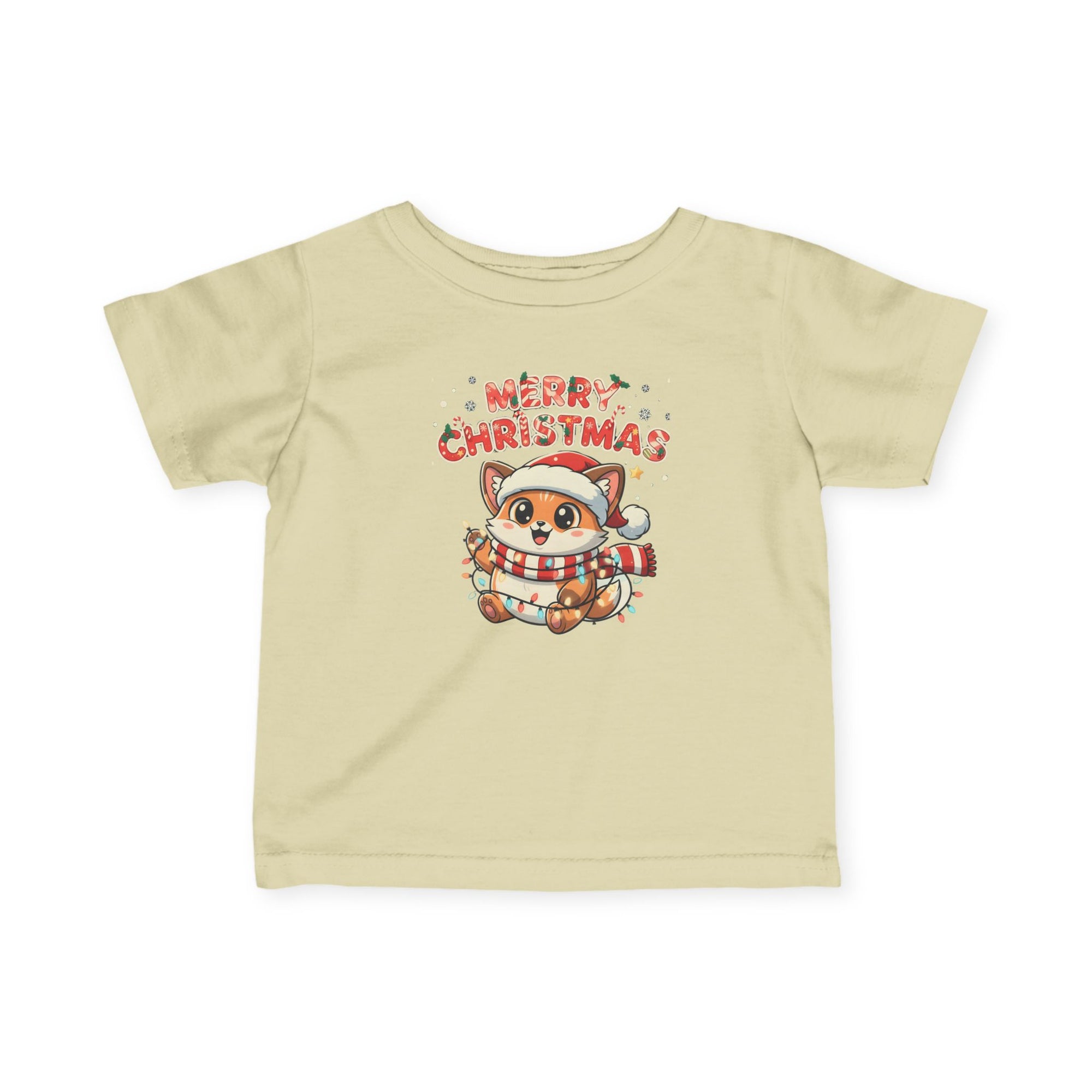 Cute Christmas Squirrel Toddler Tee | Merry Woodland Animal Holiday Shirt | Baby Gift