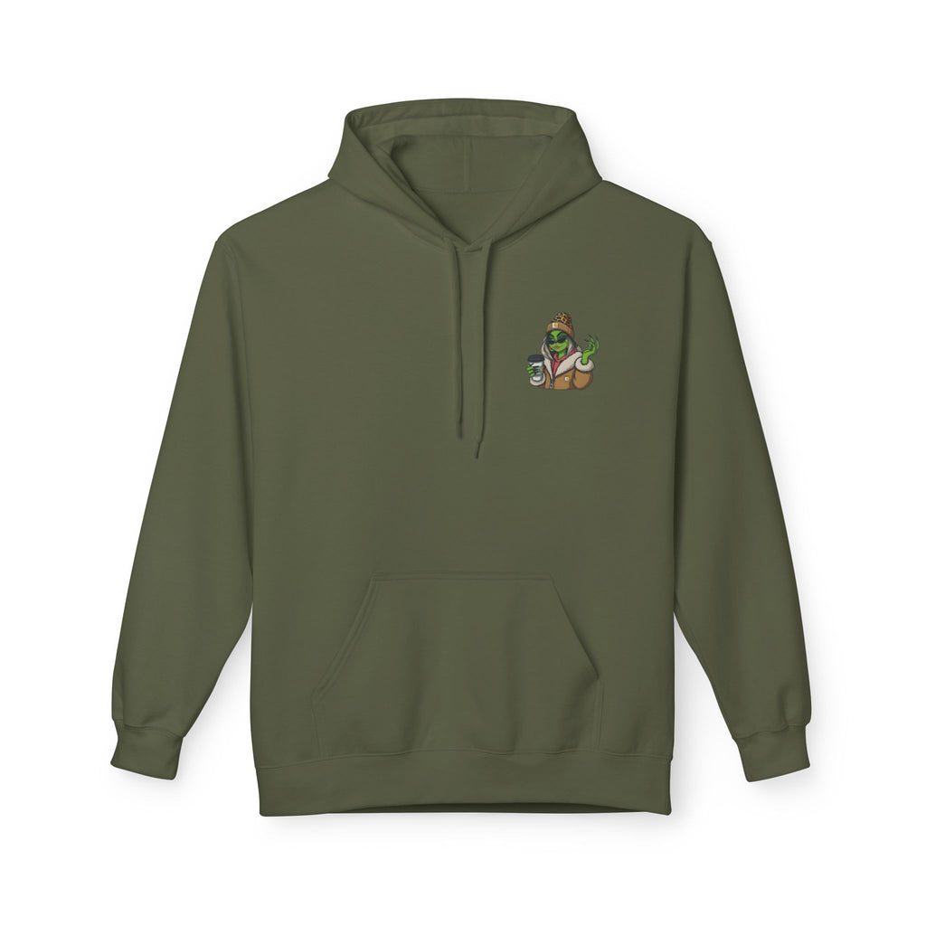 Grinch Girl Coffee Hoodie | Funny Christmas Sweatshirt