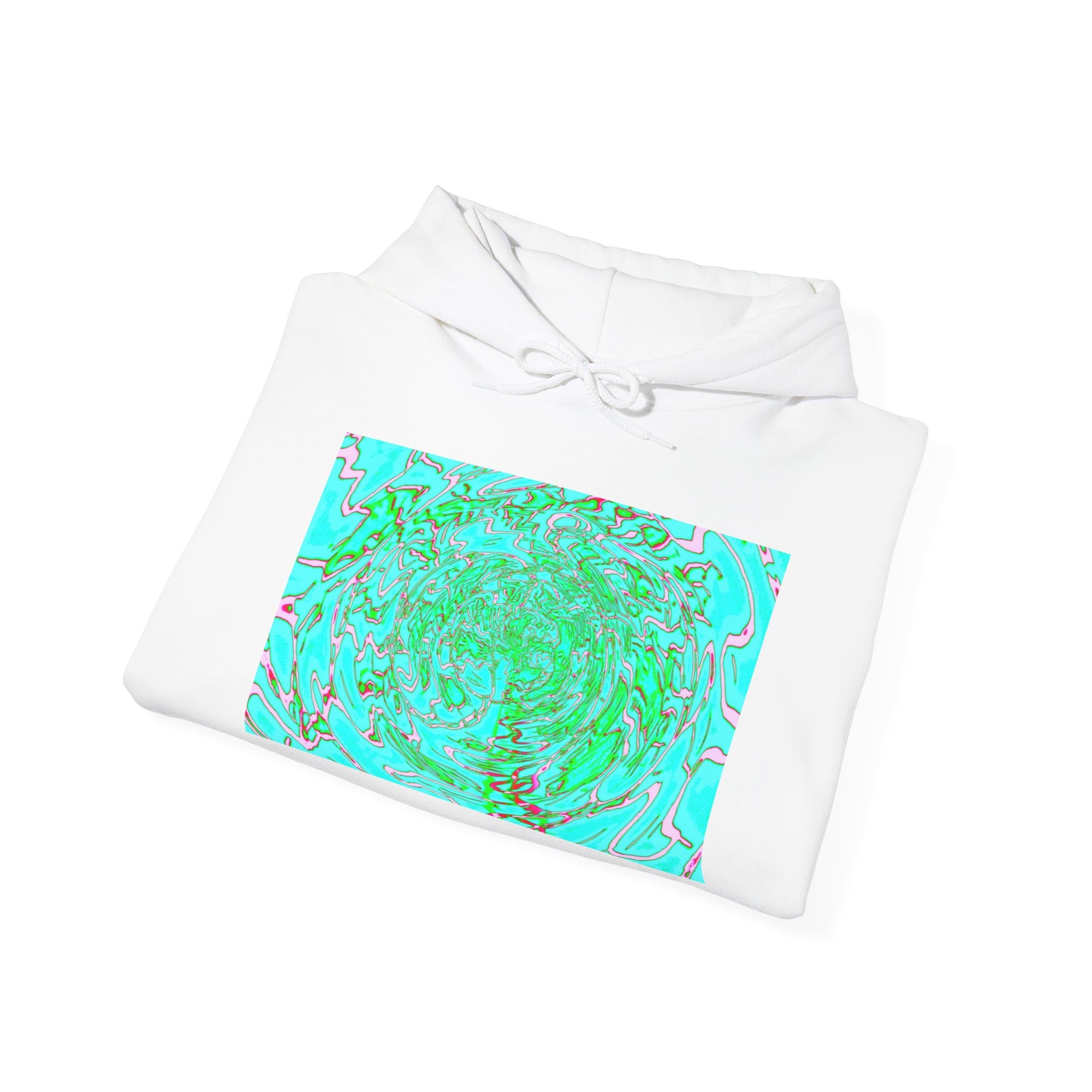 Tranquil Swirl Unisex Hoodie | Mindful Artistic Sweatshirt