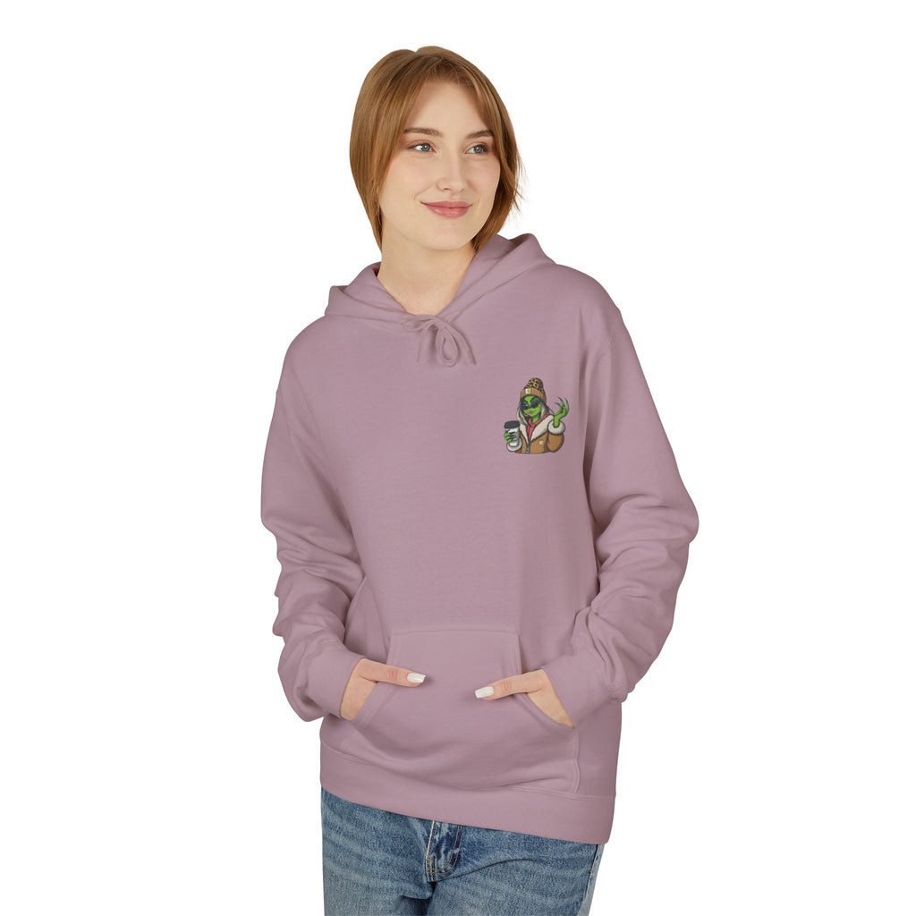 Grinch Girl Coffee Hoodie | Funny Christmas Sweatshirt