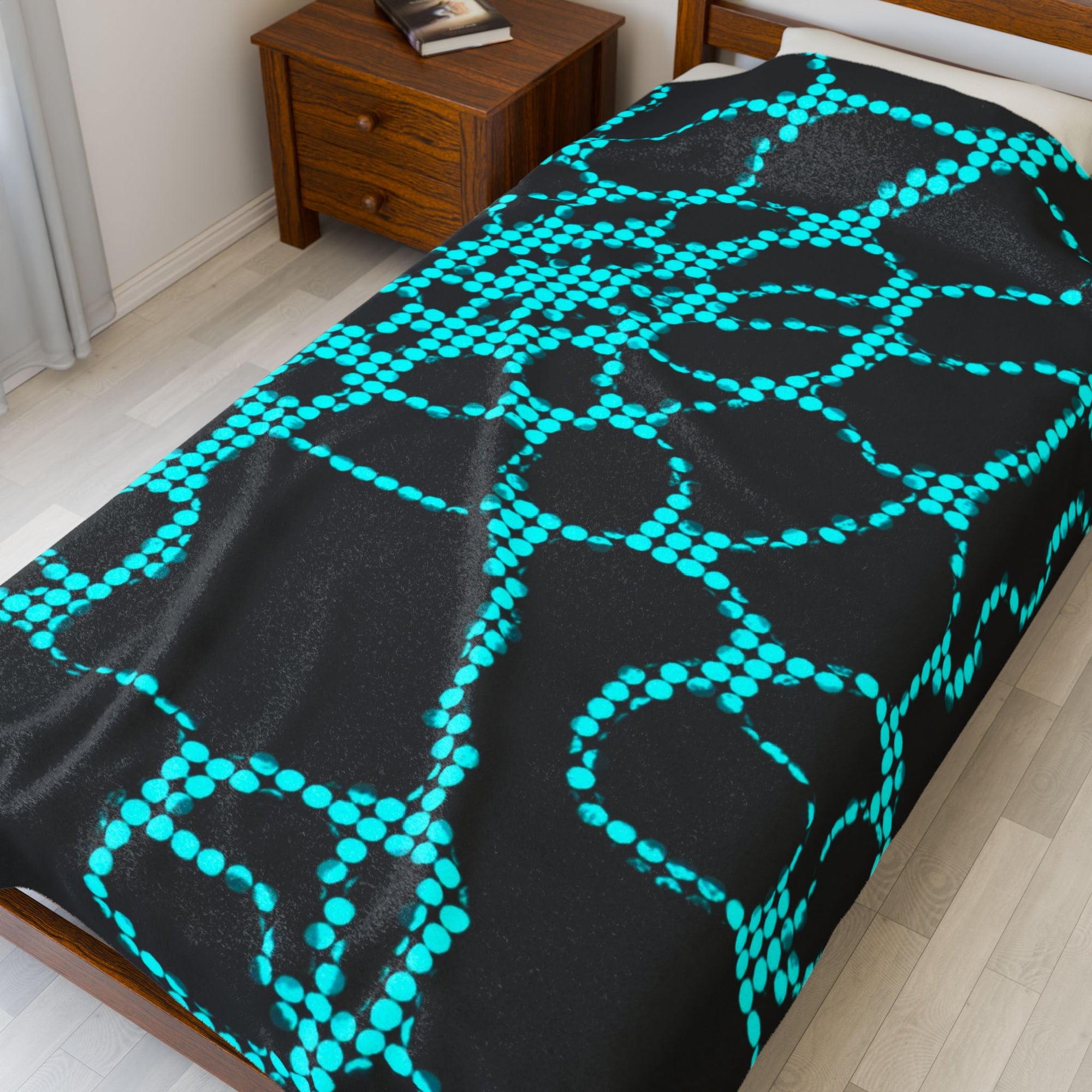 Modern Abstract Velveteen Plush Blanket Cozy Colorful Throw Stylish Bedding Home Decor Warm Gift for Comfort and Relaxation