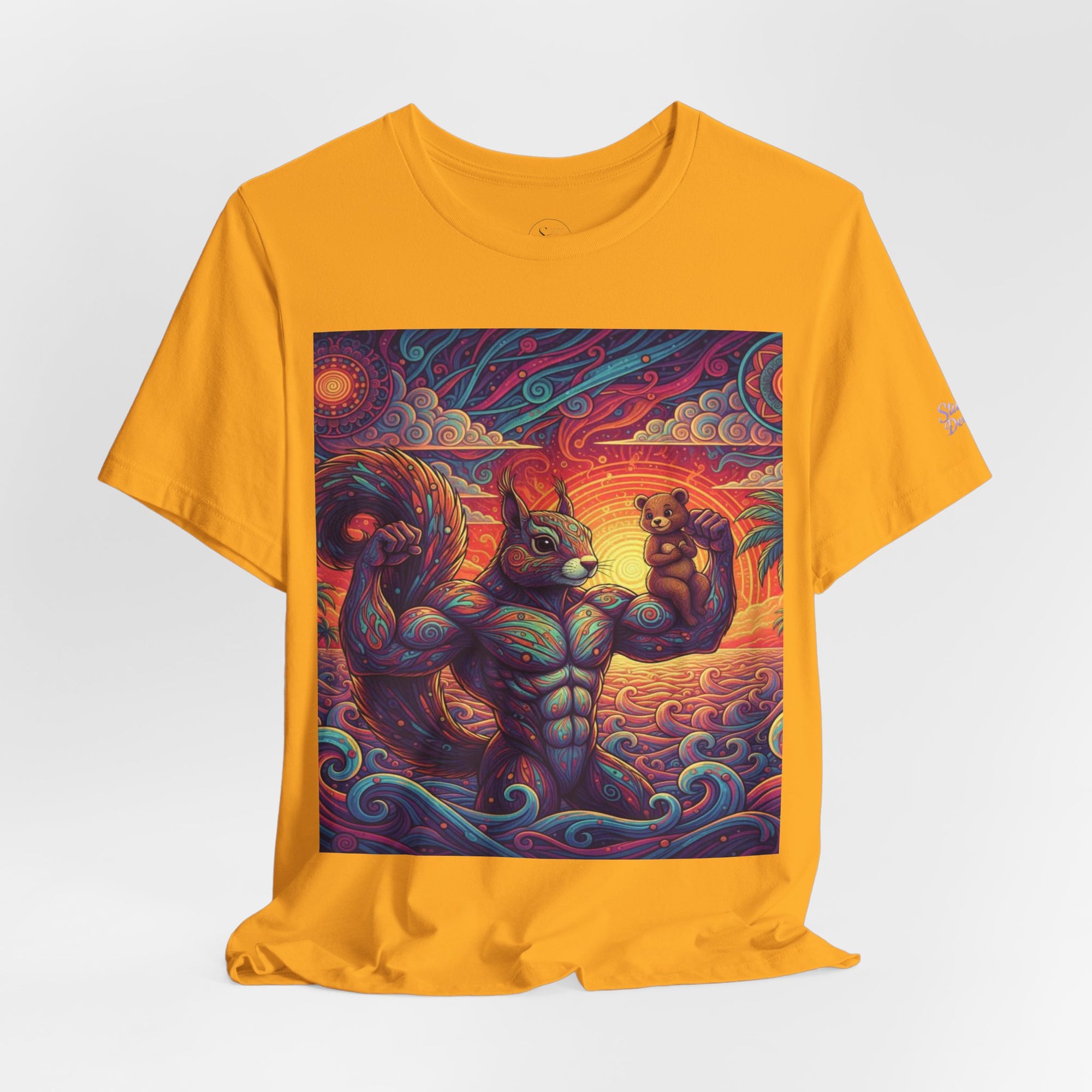 Muscular Squirrel T-Shirt | Funny Fantasy Animal Tee