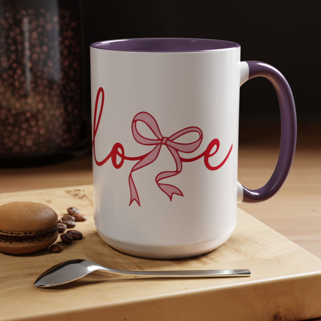 Romantic Bow Mug | Cute Valentine Coffee Cup | Coquette Style Gift