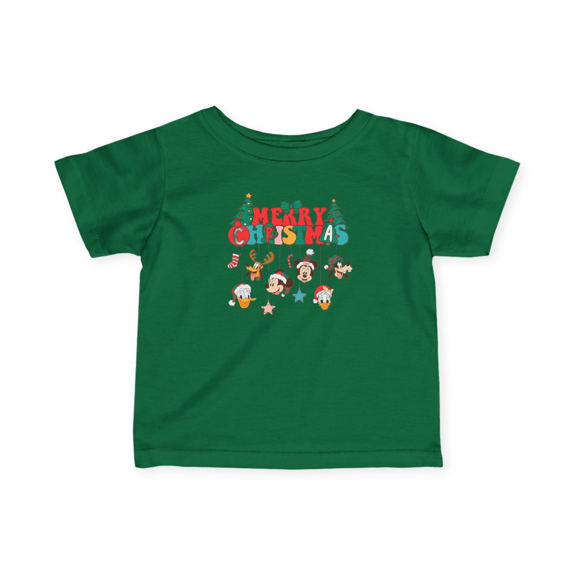 Christmas Woodland Animals Kids T-Shirt | Cute Holiday Tee for Toddlers