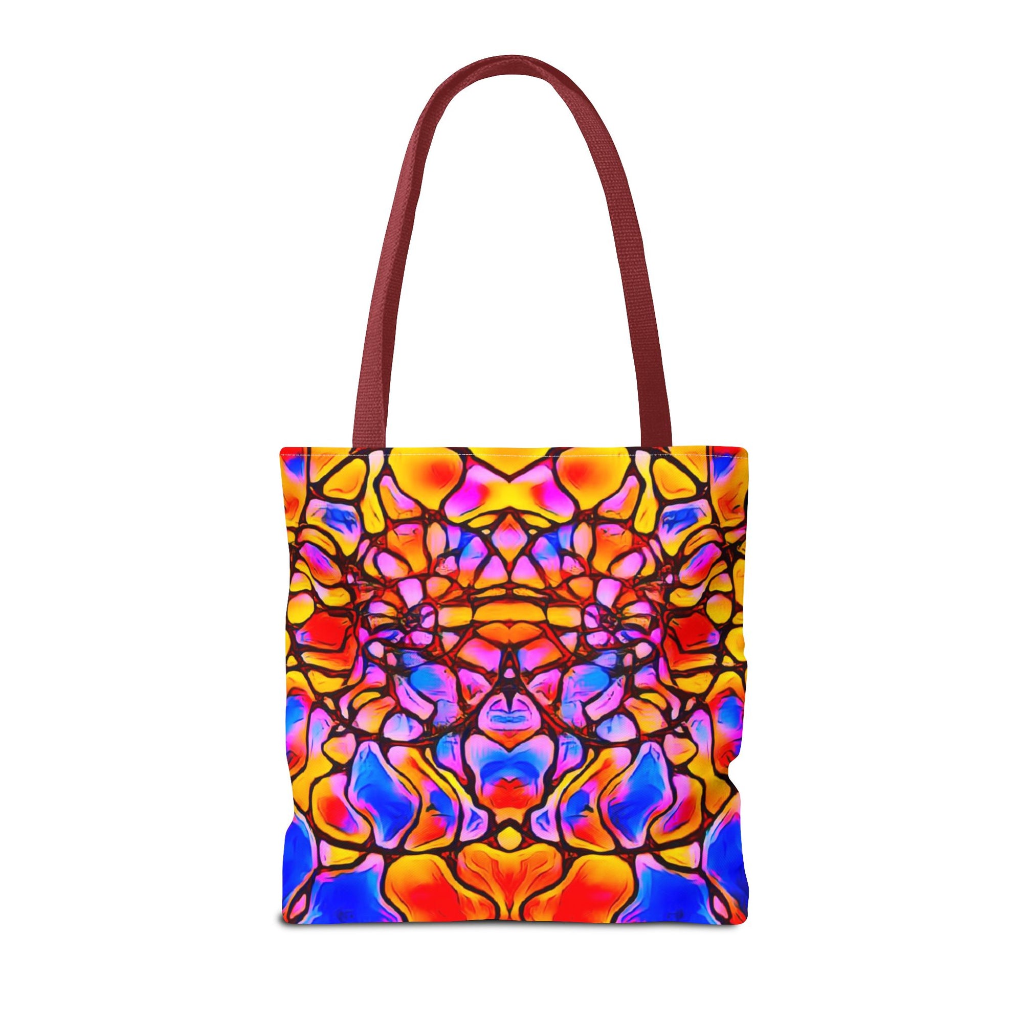 Colorful Abstract Tote Bag | Vibrant Art Shopper