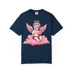 Pink Cherub Graphic T-Shirt | Vintage Cupid Art, Unisex Cotton Tee