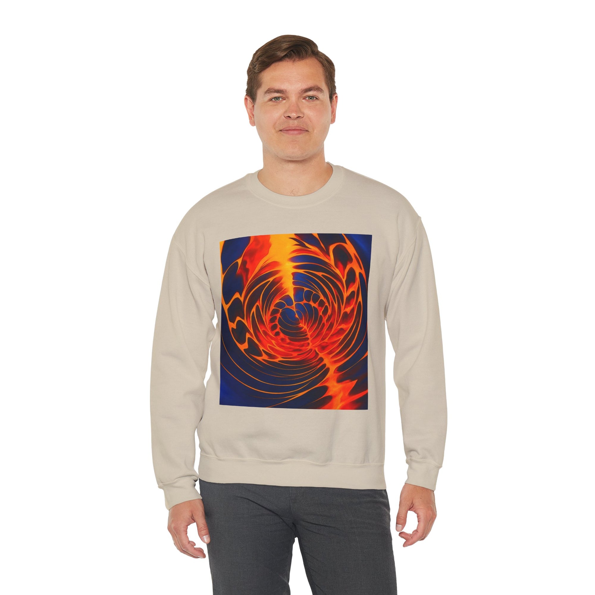 Colorful Swirl Sweatshirt | Unisex Graphic Crewneck